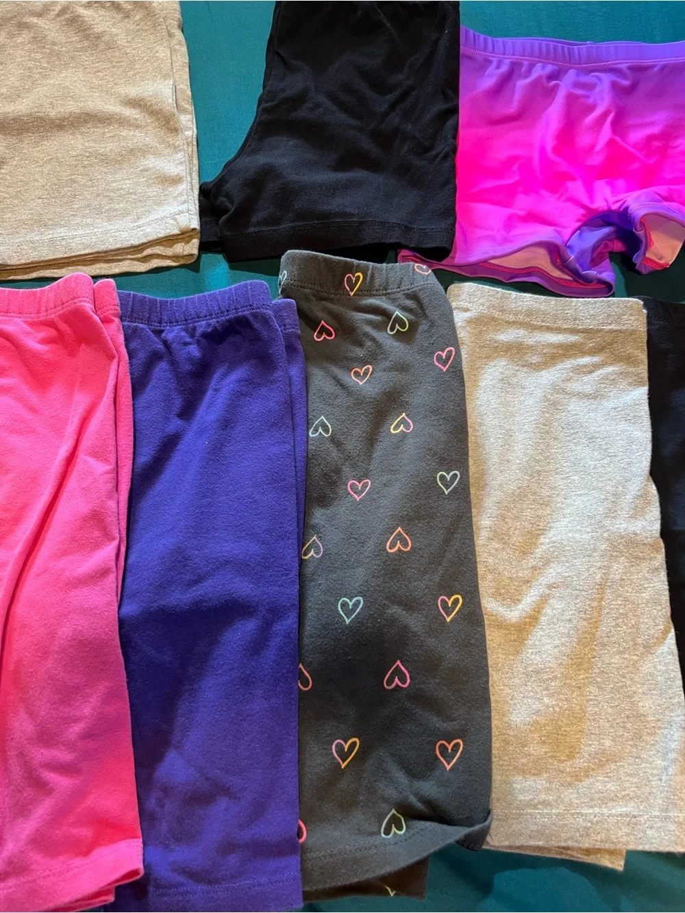 Girls lot- knit shorts size medium